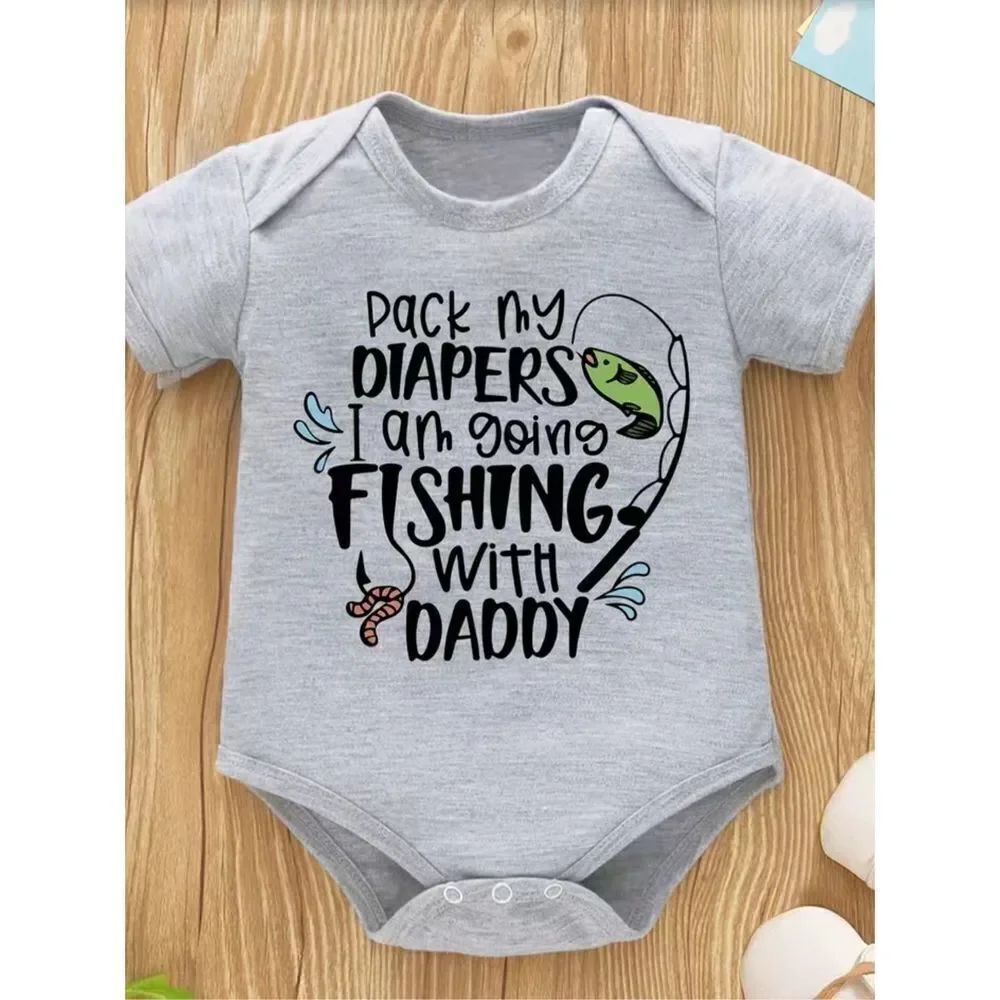 New Funny Pattern Baby Romper 3-6M